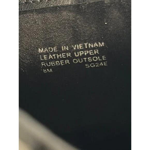 Michael Kors Crosby Black Leather Moto Boot Sz 8 New - Picture 8 of 9